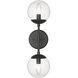 Avell Indoor Wall Sconce Wall Light in Matte Black